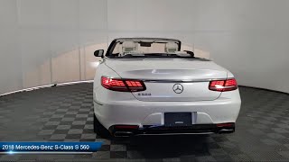 2018 MercedesBenz SClass S 560 Convertible For sale in Miami Pinecrest Kendall Palmetto Bay C [upl. by Ellimac]