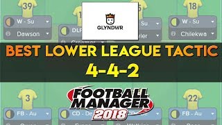 FM18 Best Lower League Tactic 442 Football Manager 2018 Tactics [upl. by Seymour]