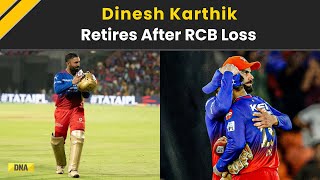 RCB Vs RR Highlights Dinesh Karthik Announces Retirement From IPL Know About His IPL Career [upl. by Ruon]