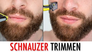 So trimmst du deinen Schnurrbart perfekt ● SCHNURRBART TRIMMEN [upl. by Saxena]