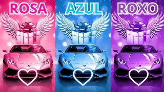 😱🎁 ESCOLHA SEU PRESENTE Rosa azul ou roxo 💗💙💜 ⭐️ Quão sortudo você é ⭐️quiz [upl. by Kayla]