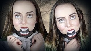 VENTRILOQUIST DOLL Creepy Halloween Tutorial [upl. by Desireah]