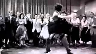 Real 1950s Rock amp Roll Rockabilly dance from lindy hop [upl. by Artim]