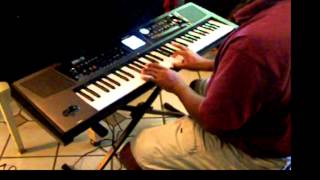 Kris Nicholson Demos His New Roland BK 5 Backing Keyboard Video 1 [upl. by Citarella548]