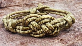 How To Make A Carrick Bend Bracelet  Quick Cut [upl. by Eciened506]