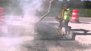 Easily Reposition an Equipment Mounted Concrete Dowel Drill [upl. by Greenman]