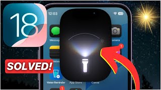 New Flashlight Not Working iPhone iOS 18 SOLVED [upl. by Ayana]