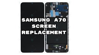 Samsung A70 Screen Replacement Step By Step [upl. by Alyworth696]