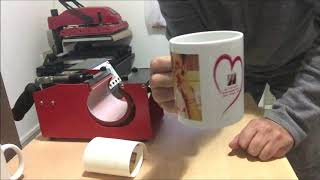 Impression design sur mug par sublimation [upl. by Wichman634]