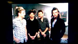 One Direction Late Show james corden intro [upl. by Yelac]