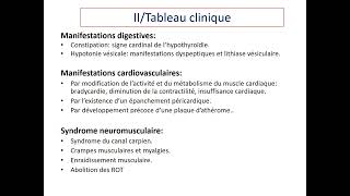 ENDOCRINOLOGIE Les Hypothyroidies [upl. by Lleval]