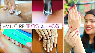 कम पैसों में MANICURE कैसे करें  Step by Step Manicure at Home  Hack Beauty Anaysa [upl. by Monroy]