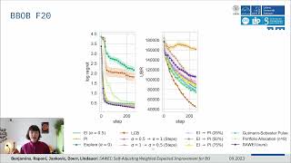 AUTOML23 SelfAdjusting Weighted Expected Improvement for Bayesian Optimization [upl. by Bancroft995]