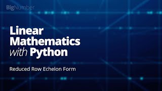 Reduced Row Echelon Form [upl. by Noach621]