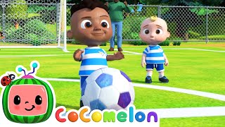 Soccer Song Football Song  Singalong with Cody CoComelon Kids Songs [upl. by Akili]