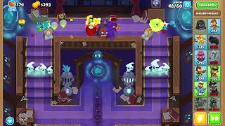 Bloons TD 6  Midnight Mansion  Easy  Deflation Strategy Guide [upl. by Stambaugh]