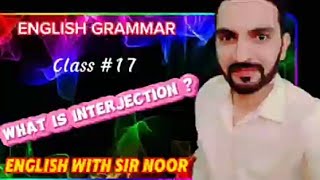 WHAT IS INTERJECTIONenglish englishgrammar ENGLISH WITH SIR NOOR [upl. by Llehcim125]