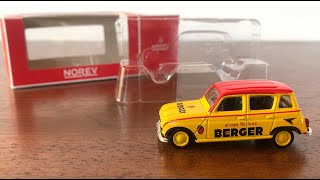 SN DIECAST CARS 35 Unboxing Norev Renault 4L [upl. by Lombardy]