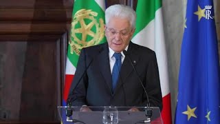 Mattarella Investimento sui giovani rappresenta semplicemente il futuro [upl. by Tennos]