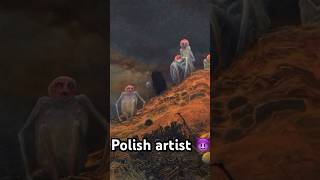 Zdzisław Beksiński a Polish artist known for his eerie surrealistic imagery art artist [upl. by Yessej634]