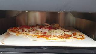 Gardenline Barbeque Pizza Oven Aldi review [upl. by Afatsuom]