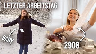 Ab jetzt nur noch Mama mein letzter Arbeitstag  mit XXL Food Haul [upl. by Gabrila]