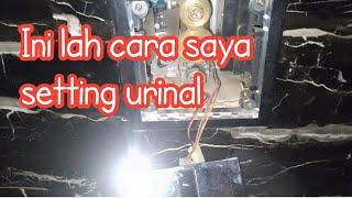 Cara setting urinal atau urinoir TOTO [upl. by Iago34]