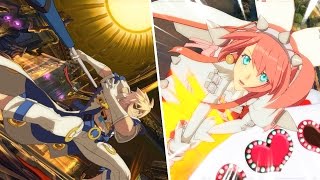 Guilty Gear Xrd SIGN Sin Kiske amp Elphelt Gameplay [upl. by Nefen]