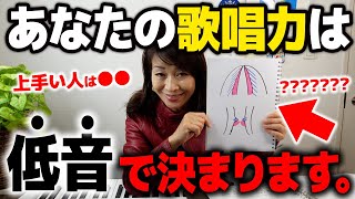 【低い声の出し方】歌が上手い人は低音パートが違う！！低い声を魅力的に歌う低音テクニック【歌唱力UPボイトレ】 [upl. by Adnalahs]