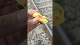 Train 🚂 vs car what 😱 happened next [upl. by Ynolem]