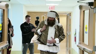 Brett Keisel Surprises Kids At UPMC Childrens Hospital [upl. by Yentyrb]