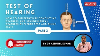 How to differentiate Conductive deafness and Nerve Deafness by Weber and Rinne Test [upl. by Swithbert11]