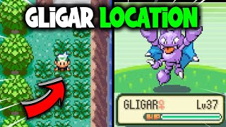 WHERE TO FIND GLIGAR ON POKEMON EMERALD [upl. by Letrice]