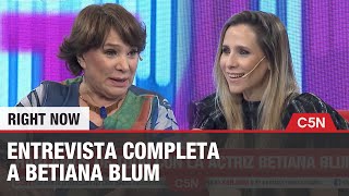 BETIANA BLUM en RIGHT NOW con JULIETA CAMAÑO [upl. by Enitsirt611]