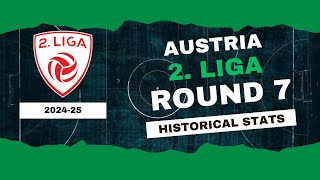 Austria  2 Liga Stats Round 7 202425  Historical Stats  OverGolStats [upl. by Drislane988]