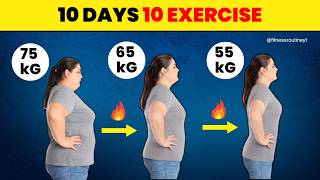 30 Days Weight loss challenge 🔥  Easy Exercise For Weight Loss  Fat Loss Workout at Home [upl. by Arundel]