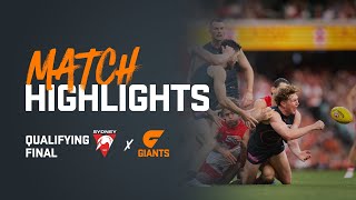 AFL Highlights QF v Swans [upl. by Annaeoj]