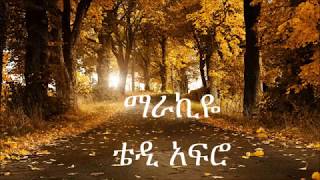 Ethiopia tedy afro marakiye with lyric [upl. by Barfuss]