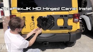 TeraFlex HD Hinged Carrier Install  quotNeWere 4x4quot [upl. by Pilloff]