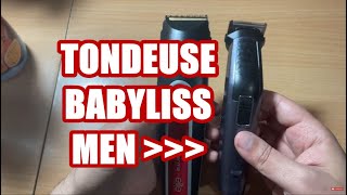 TONDEUSE Babyliss Men 10 en 1 carbon titanium MT727E [upl. by Fellows]