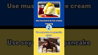 Mustard on ice cream or Soy sauce on pancake [upl. by Cowen]