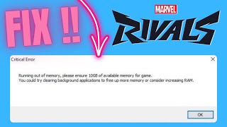 How To Fix Marvel Rivals Out Of Video Memory Error On PC  Full Guide [upl. by Coreen]