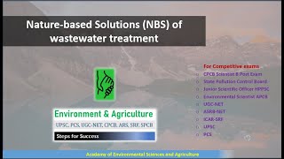 Naturebased Solution NBS of wastewater treatment I Constructed wetland I Waste stabilization pond [upl. by Oirramed]