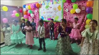 Rocking dance performance by 1st grade students in Maharshi branch [upl. by Ahsuatan512]