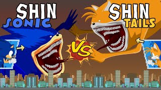 Shin Sonic vs Shin Tails  Shin Sonic Animation [upl. by Eirised440]