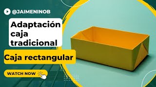 Como hacer Caja rectangular en papel [upl. by Sorilda]