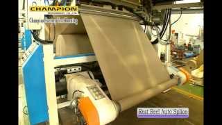 Champion Machinery Auto Splicer 全秉機械 自動接紙機 [upl. by Adniralc729]