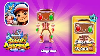 SUBWAY SURFERS NORTH POLE 2023  UNLOCKING GINGERBOT [upl. by Maude]