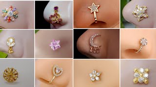 Latest Gold Nose Pin Stud Design  Daily Use Nose Ring Collections 2024quot25 [upl. by Eshman]