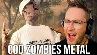 Black Ops Zombies Metal Elena Siegman amp Kevin Sherwood quotPareidoliaquot Reaction [upl. by Kincaid318]